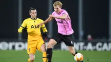 Gareth Bale durante el duelo de Europa League