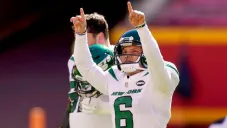 Sergio Castillo en partido con los Jets