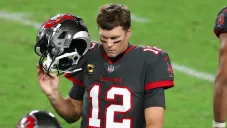 Tom Brady durante un partido con Bucs