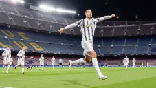 Cristiano Ronaldo festeja un gol vs el Barcelona