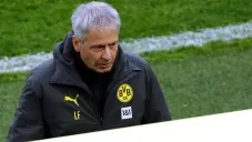 Lucien Favre como técnico del Borussia Dortmund