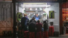 Puesto de tacos en la Ciudad de México