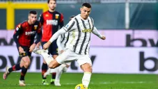 Cristiano Ronaldo durante un partido con Juventus