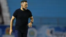 Chaco Giménez durante un entrenamiento con Cancún FC
