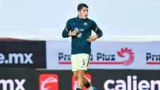 Santiago Cáseres con el América