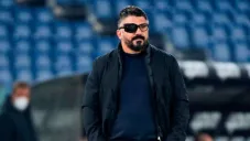 Gennaro Gattuso en un partido con el Napoli