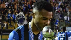 Maximiliano Pereira, feliz tras conquistar el título