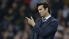 Santiago Solari dirige un duelo del Real Madrid