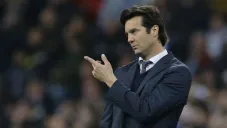 Santiago Solari dirige un duelo del Real Madrid