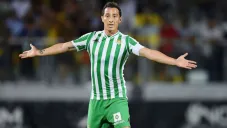 Andrés Guardado durante un duelo con el Betis en LaLiga