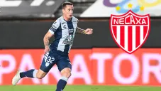 Leo Ramos, durante un partido de Pachuca