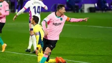 Lionel Messi en un partido del Barcelona