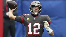 Tom Brady en acción con Tampa