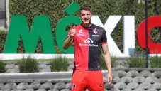 Julio Furch en su presentación con el Atlas