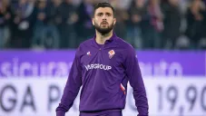 Patrick Cutrone previo a un duelo con la Fiorentina