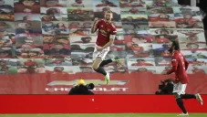 El festejo del gol de McTominay