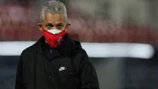 Reinaldo Rueda, en un partido con Chile