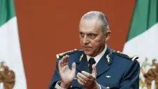 Salvador Cienfuegos durante un evento