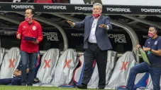 Vucetich en un partido de Chivas