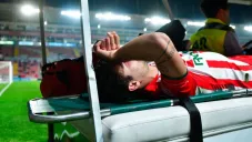 Unai Bilbao en lamento en el Necaxa vs Atlético San Luis