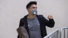 Efraín Velarde previo a un partido con Mazatlán