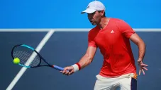 Santi González, durante un partido