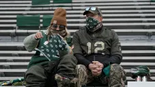 Afición en Lambeau Field para el juego de campeonato de la NFC