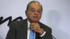 Carlos Slim, en una conferencia de prensa