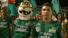 Cabañas durante un homenaje