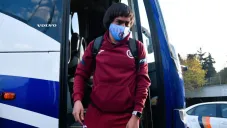 José Joaquín Martínez, previo a un partido de Cruz Azul