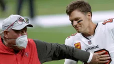 Brady y Arians, en un juego de los Buccaneers