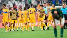 Jugadores de Tigres festejan su pase a la Final