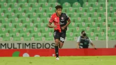 Herrera en un partido con Atlas