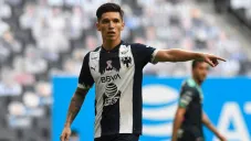 Matías Kranevitter durante un partido con Rayados