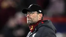 Klopp en partido con Liverpool