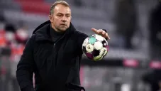 Hansi Flick en partido