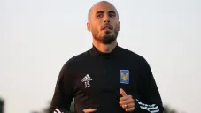 Guido Pizarro durante una sesión con los Tigres en Qatar