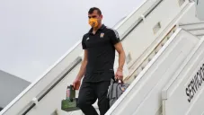 Nahuel Guzmán en su llegada a México