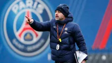 Mauricio Pochettino en práctica del París Saint-Germain