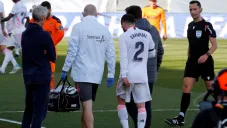 Carvajal se marcha del campo lesionado