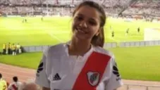 Úrsula en partido del River Plate