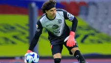 Ochoa, en un partido de América en el Guardianes 2021