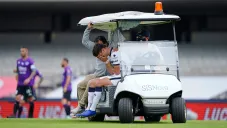 Juan Ignacio Dinenno tras su lesión