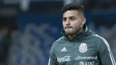 Alexis Vega previo a un partido con Selección