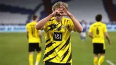 Dortmund en celebración de gol