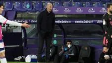 Zidane en el partido vs Valladolid