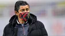 Luis Fernando Tena durante un partido con Juárez