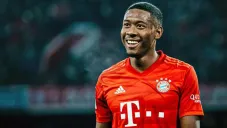 David Alaba durante un duelo con el Bayern Munich