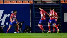 Jugadores de Atlético de San Luis en festejo