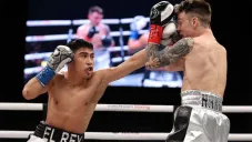 Rey Martínez en una pelea